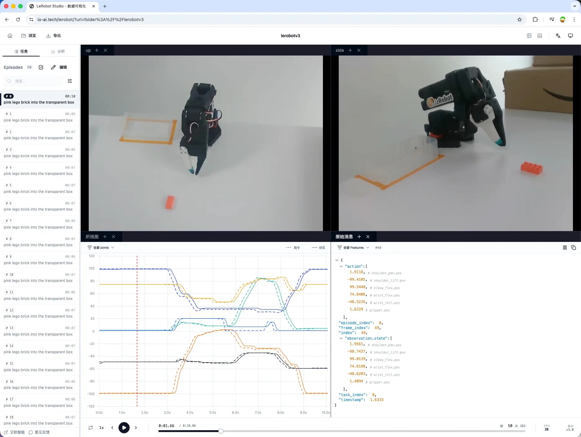 LeRobot 数据可视化