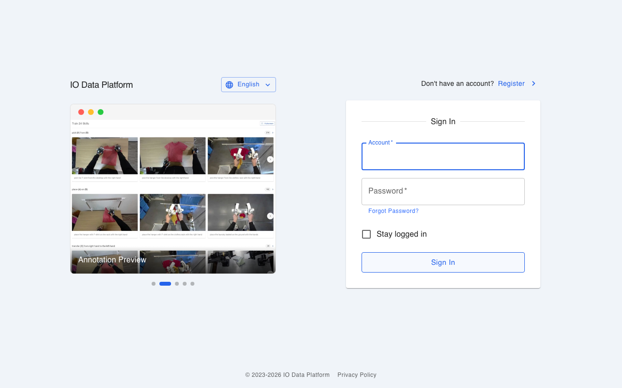 Create collection task form