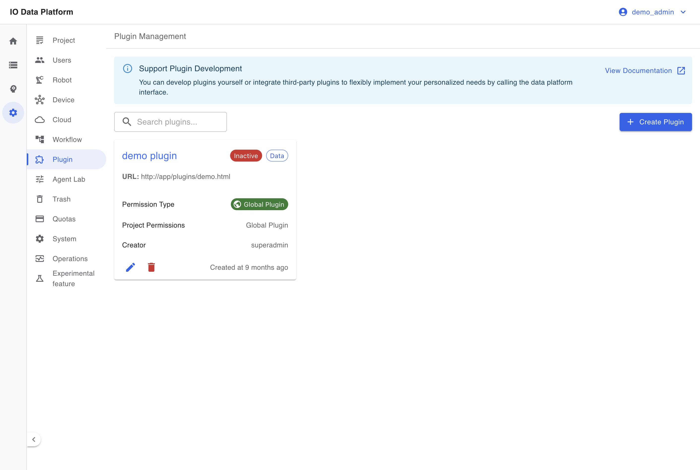 Plugin Management