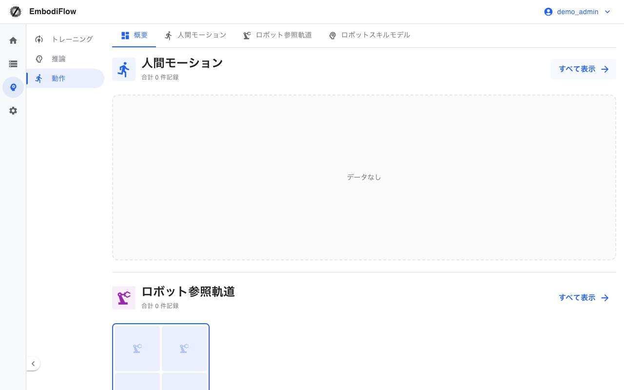 動作リターゲティングの概要（3つのデータベース別）