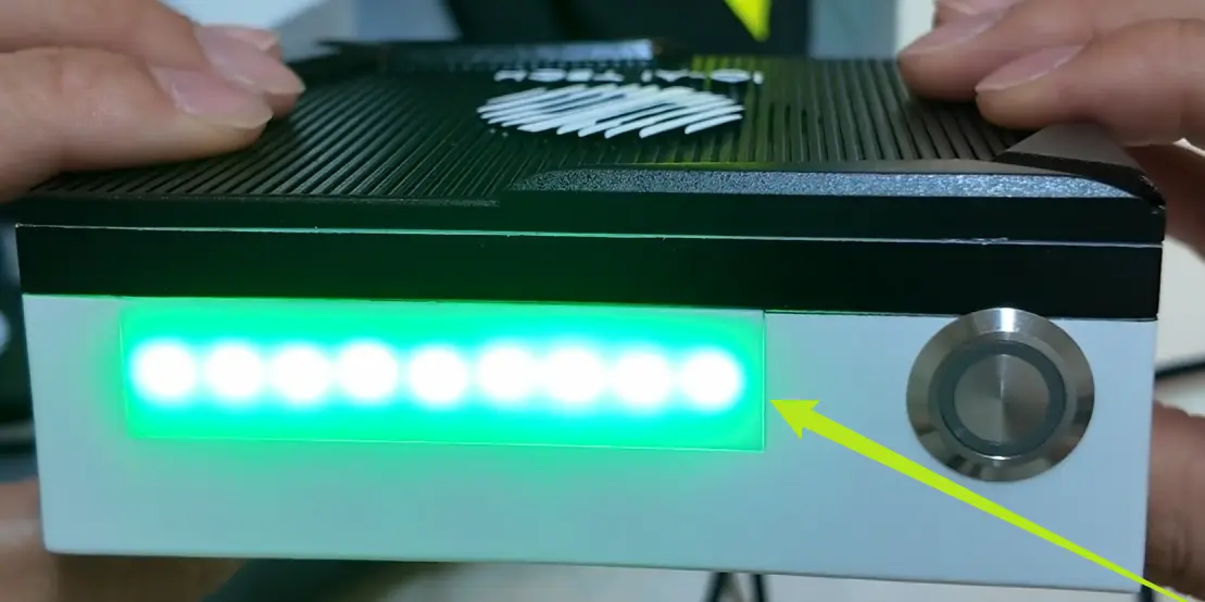 TeleBox有线连接完成后设备状态