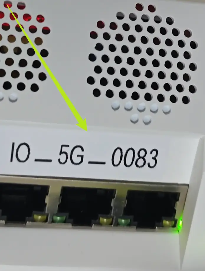TeleSuit主控网口侧Wi-Fi名称贴纸
