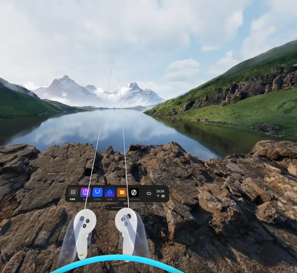 VR头显重置视野完成界面