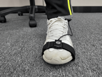 Left foot eversion example