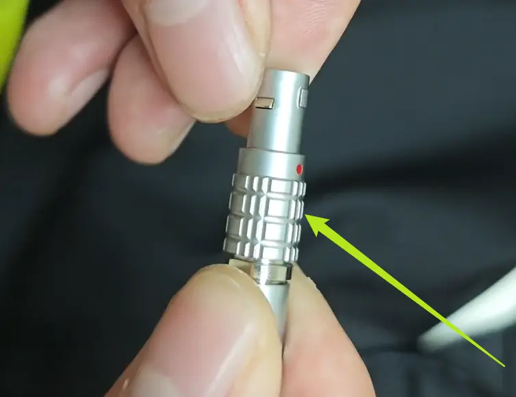 Aviation plug connected