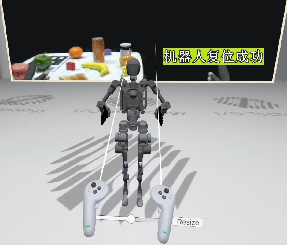 Joystick outward